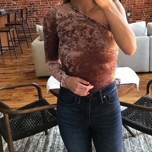 Topshop One Shoulder Bodysuit